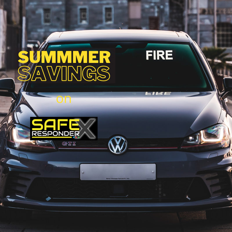 SUMMERSAVINGSOn Safe Responder X and LED UnivisorWith increased traffic on many roads during the summer months, improve your response times and visibility with the Illuminated Sun Visor Signs.