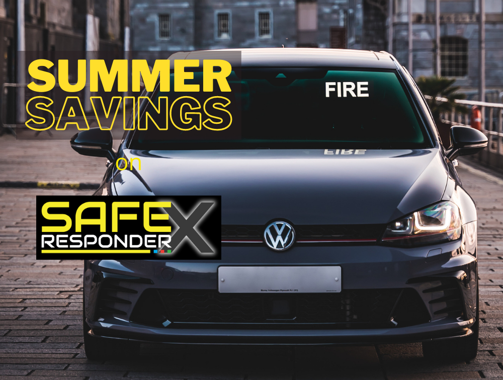 SUMMERSAVINGSOn Safe Responder X and LED UnivisorWith increased traffic on many roads during the summer months, improve your response times and visibility with the Illuminated Sun Visor Signs.