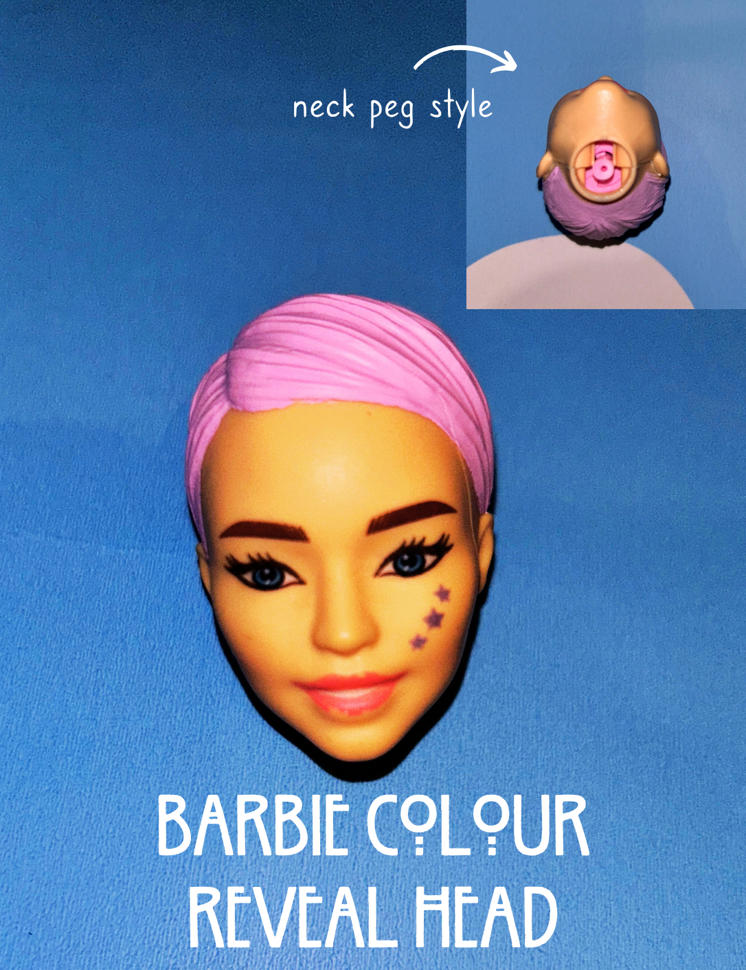 Barbie Colour Reveal Head