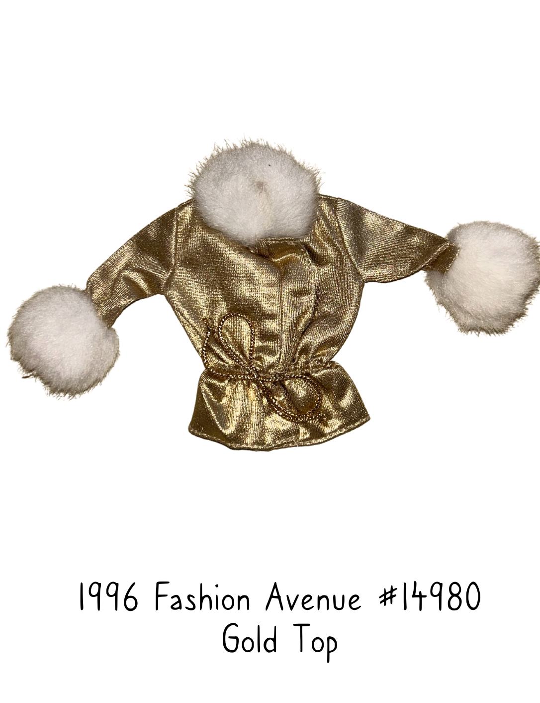 1996 Barbie Fashion Avenue #14980 Gold Top