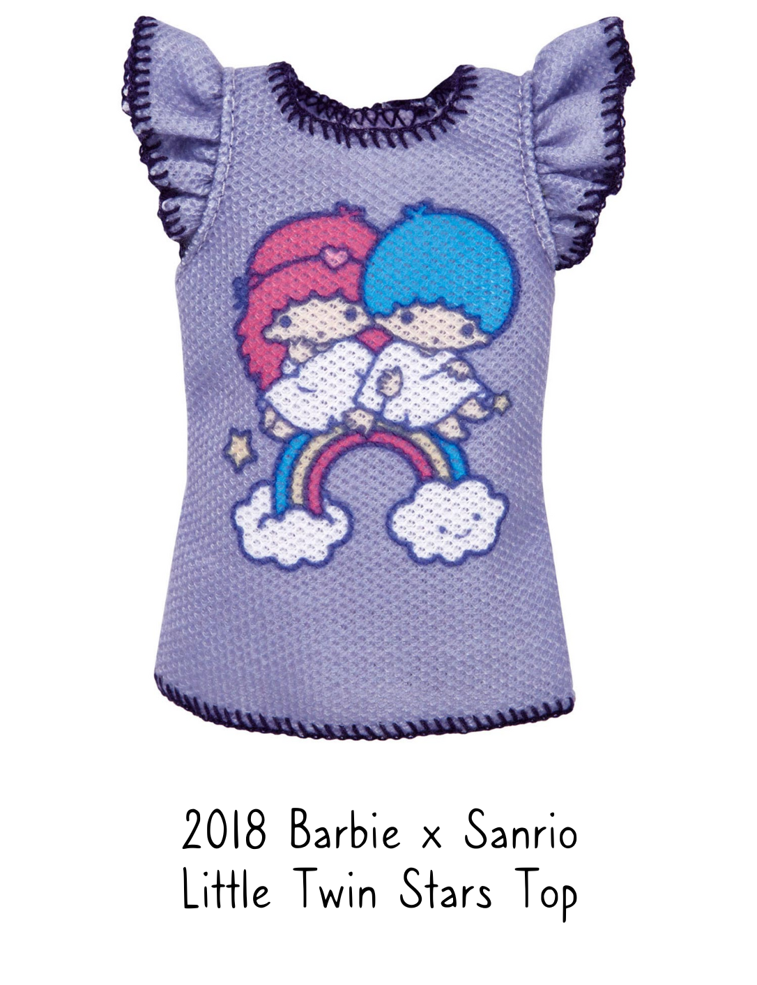 2018 Barbie x Sanrio Little Twin Stars Top