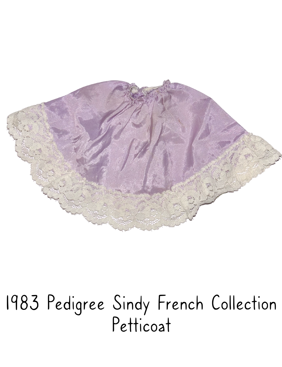 1983 Pedigree Sindy Fashion Doll French Collection Lingerie Petticoat