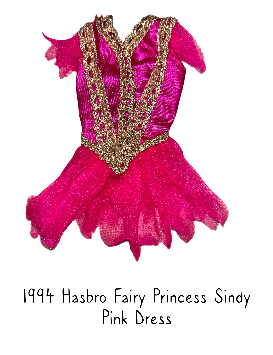 1994 Hasbro Fairy Princess Sindy Pink Dress