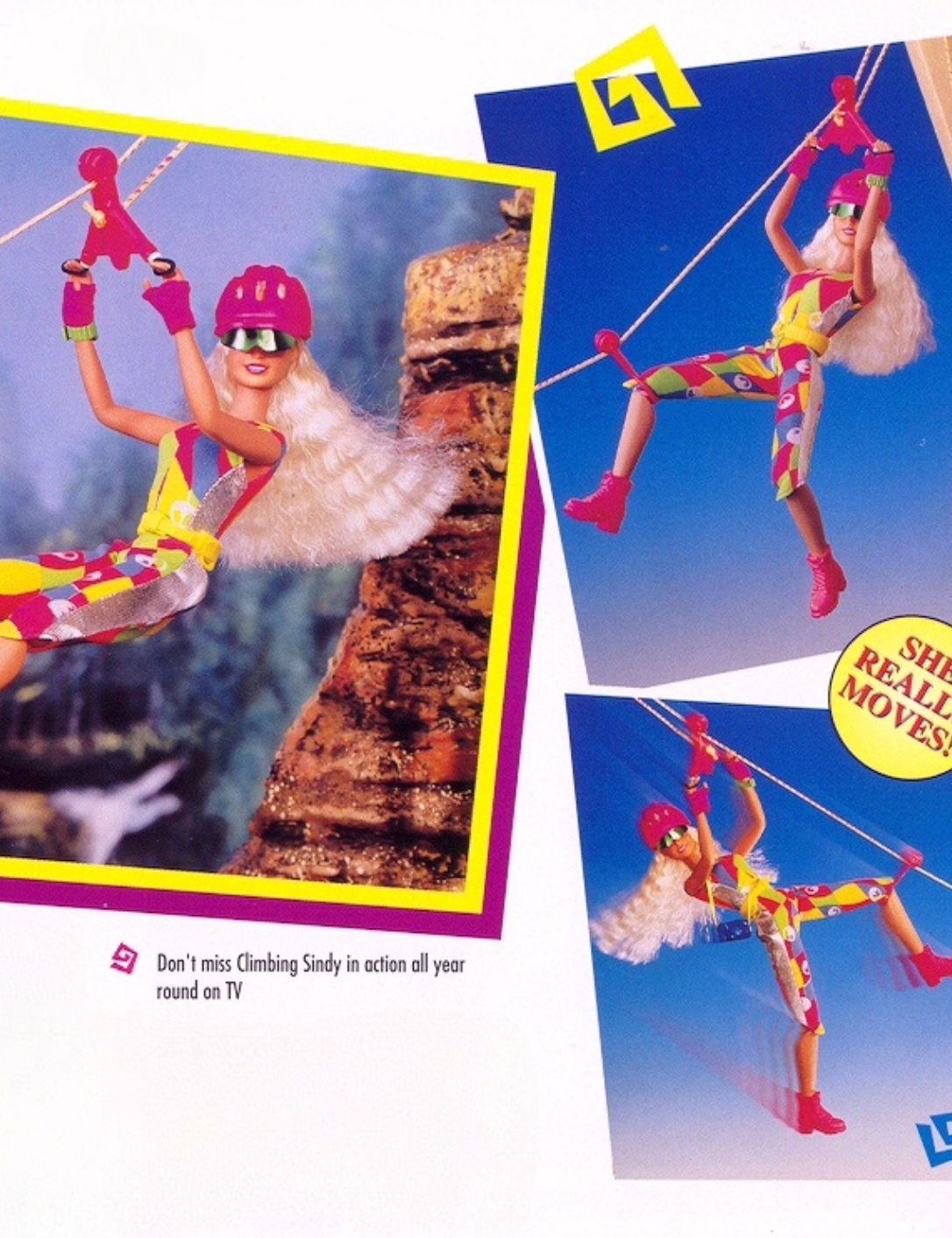 1995 Hasbro Climbing Sindy Fashion Doll