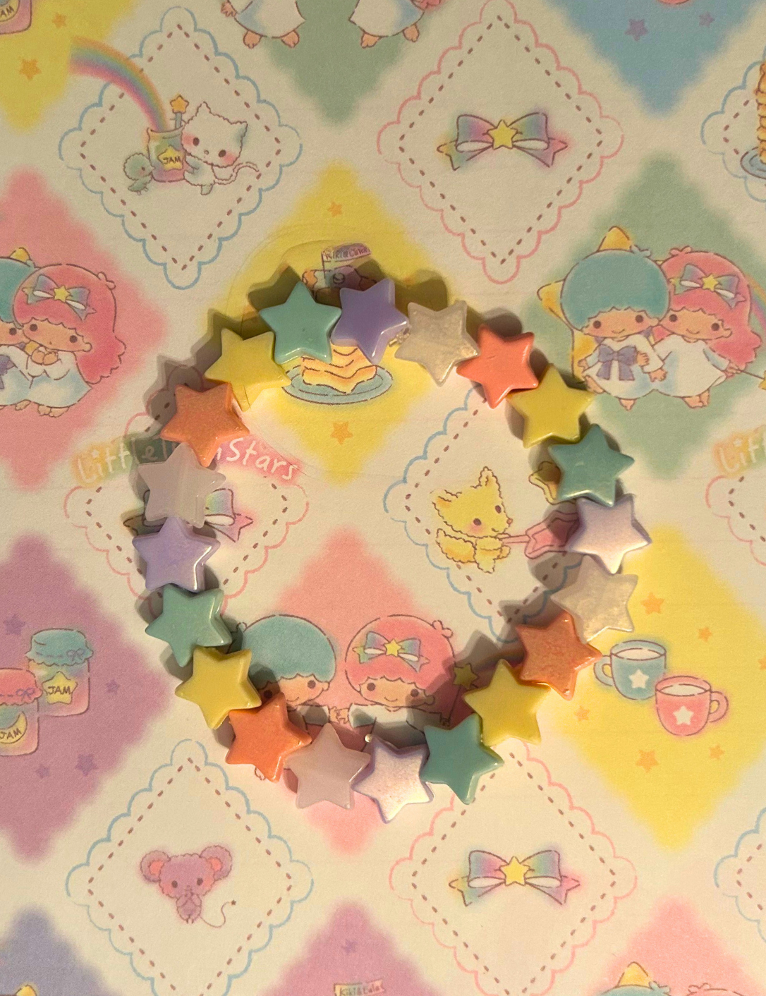 Fairy Kei Pastel Star Bracelet