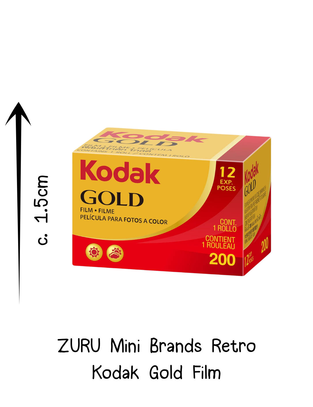Zuru Mini Brands Kodak Gold Film Box