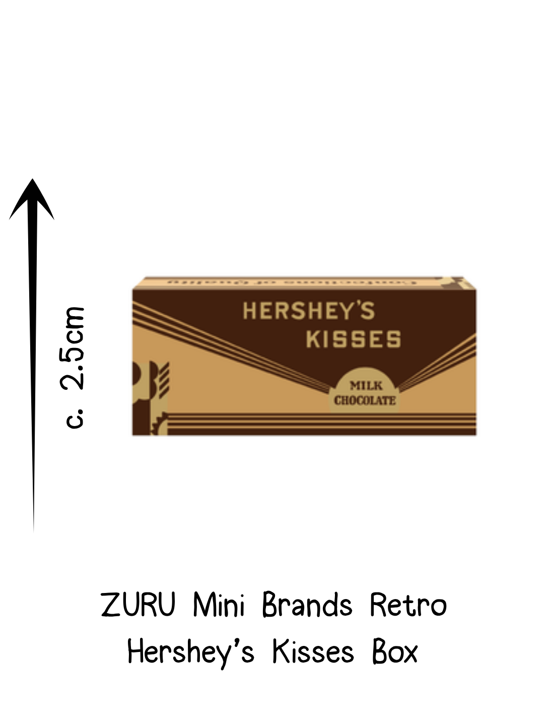 Zuru Mini Brands Retro Hershey's Kisses Chocolate