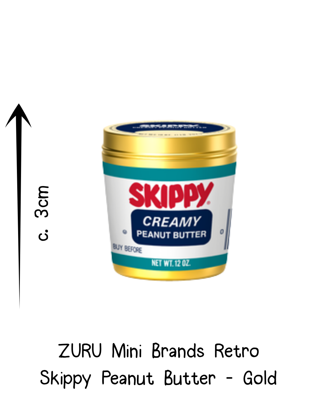 Zuru Retro Mini Brands Gold Skippy Peanut Butter