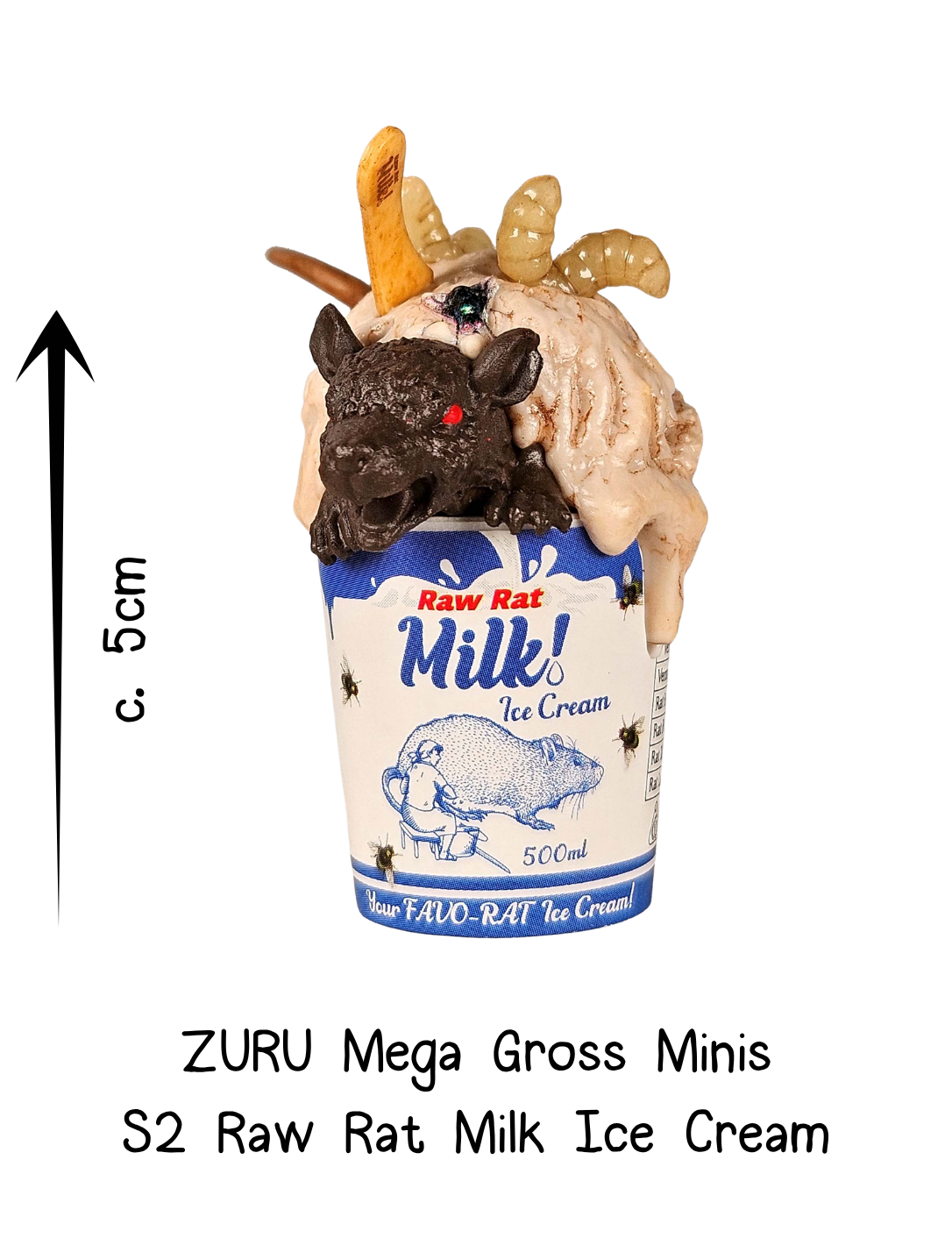 Zuru Mega Gross Minis Raw Rat Milk Icecream