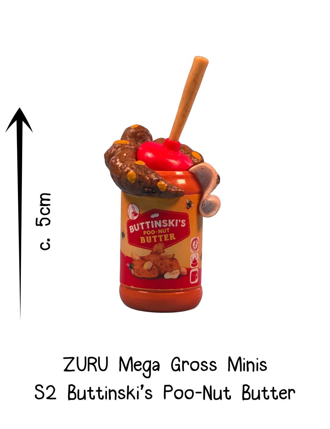 Zuru Mega Gross Minis Buttinski's Poo-nut Butter