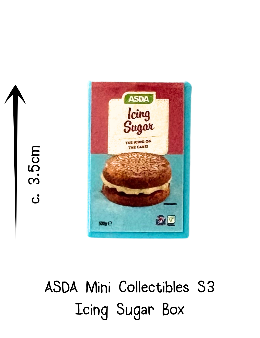 Asda Mini Collectibles Icing Sugar Box