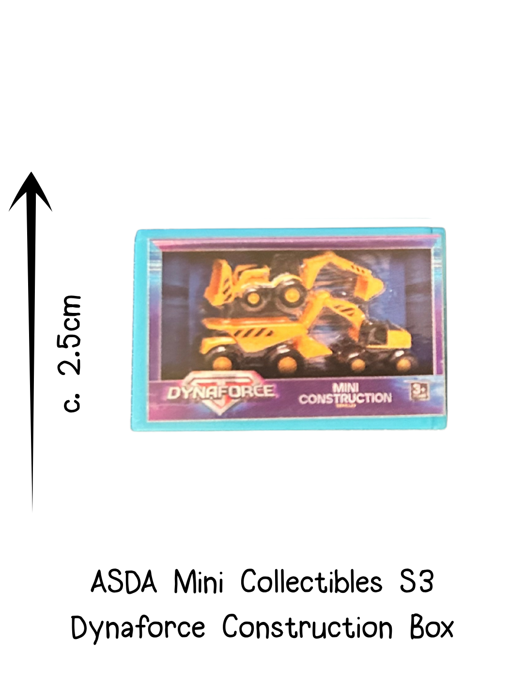 Asda Mini Collectibles Dynaforce Construction Vehicles Box