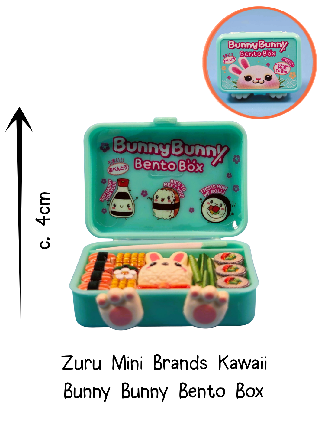 Zuru Mini Brands Kawaii Bunny Bunny Bento Box
