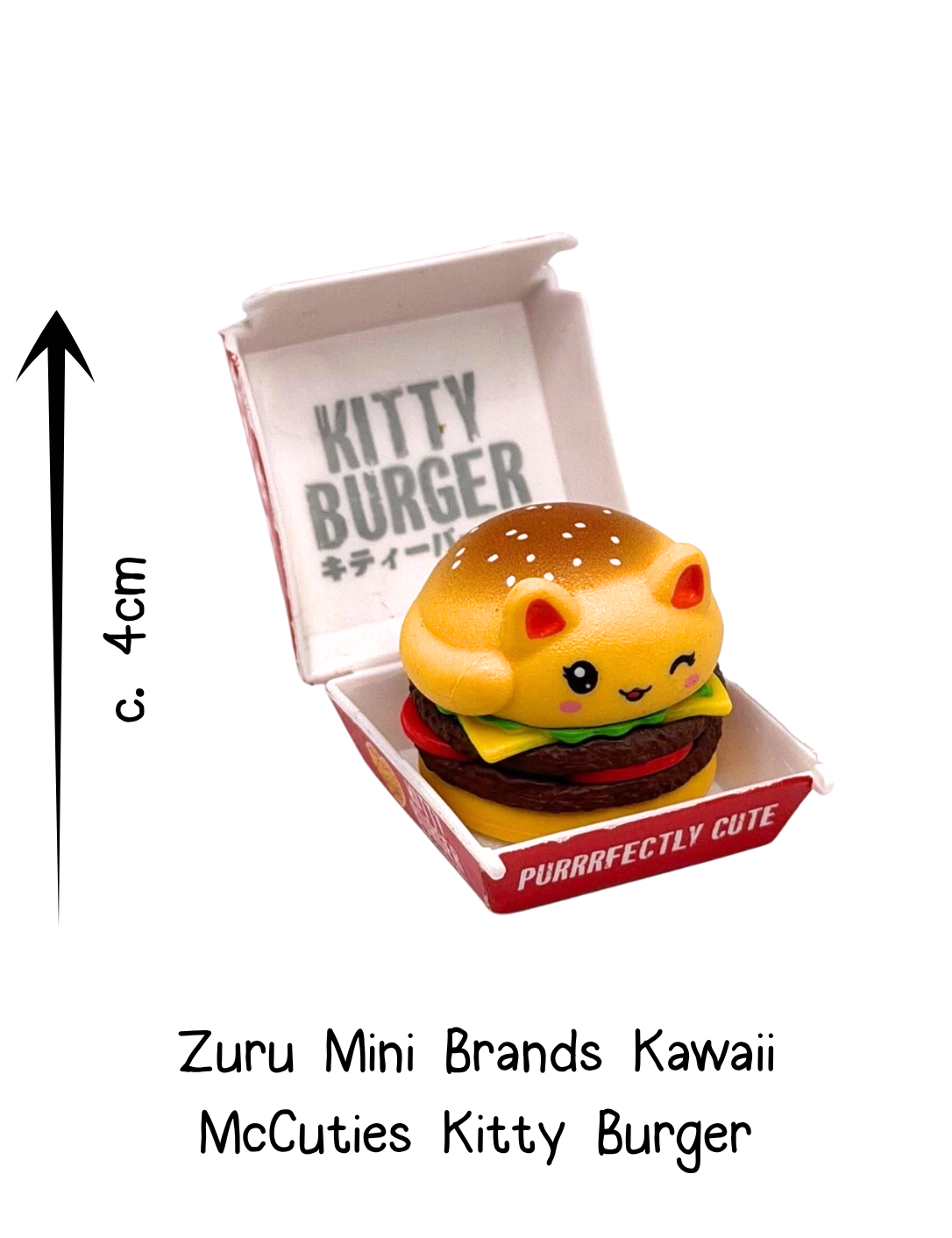 Zuru Mini Brands Kawaii McCuties Kitty Burger