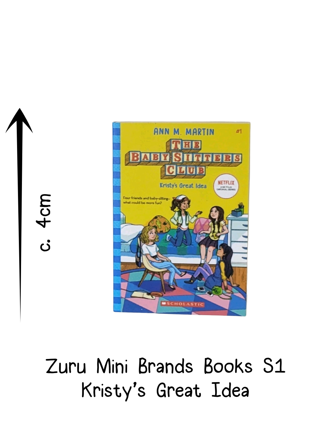 Zuru Mini Brands Books The Baby-Sitters Club Kristy's Great Idea - Ann M. Martin
