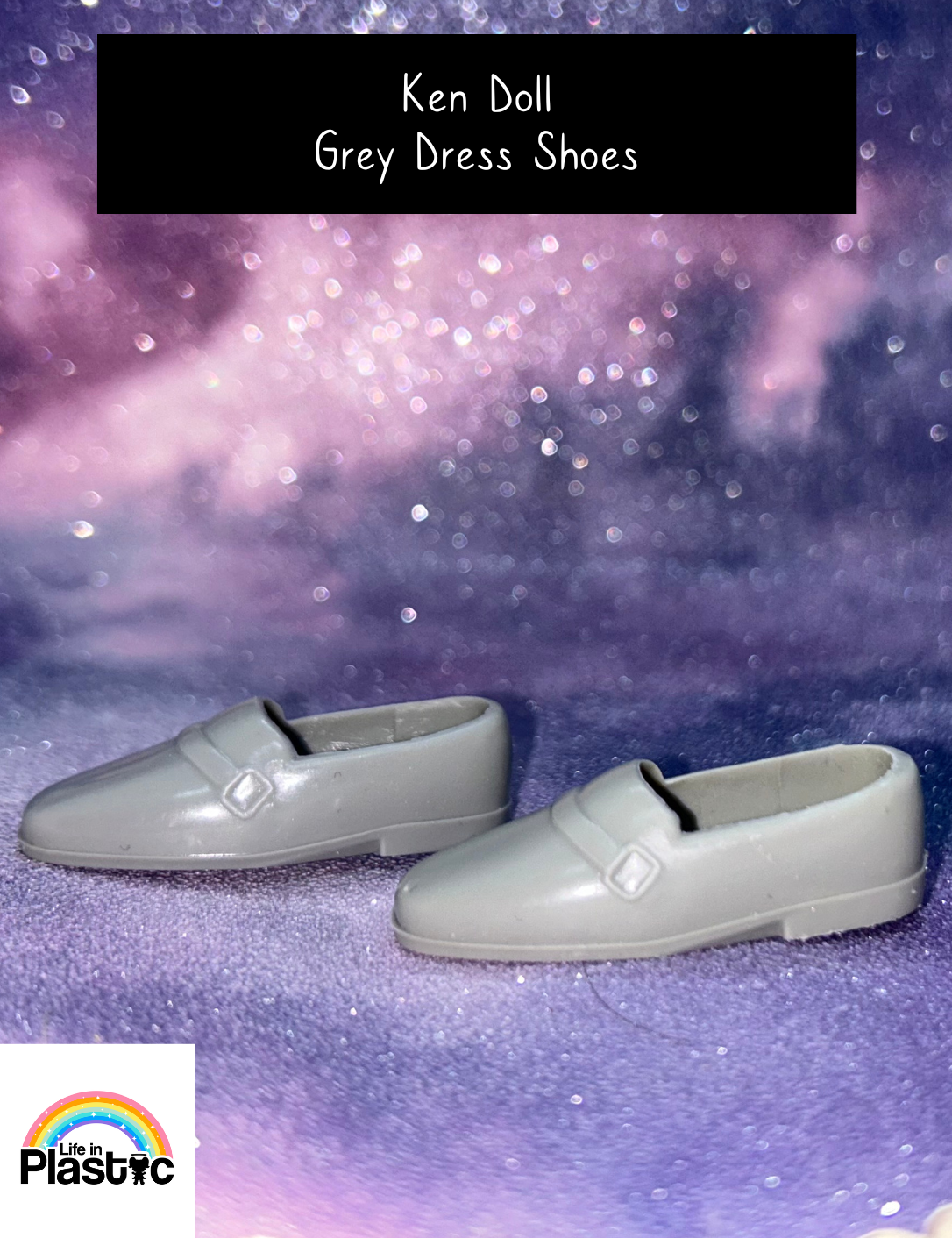 Ken Doll Grey Dress Shoes