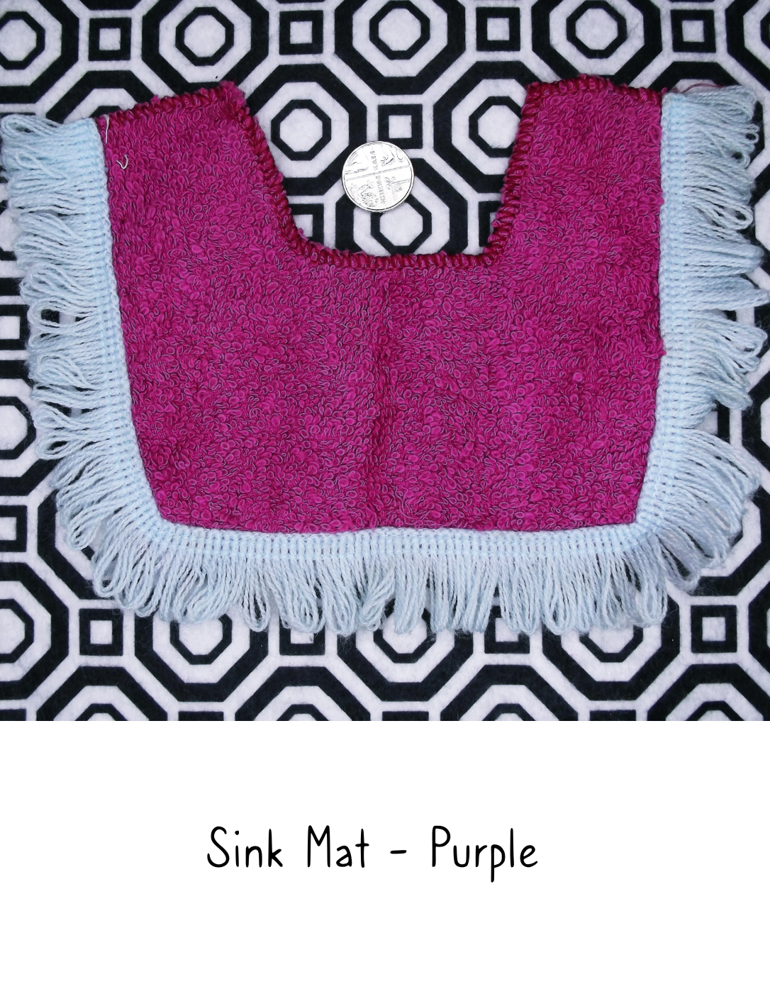Sindy Doll Purple Sink Mat