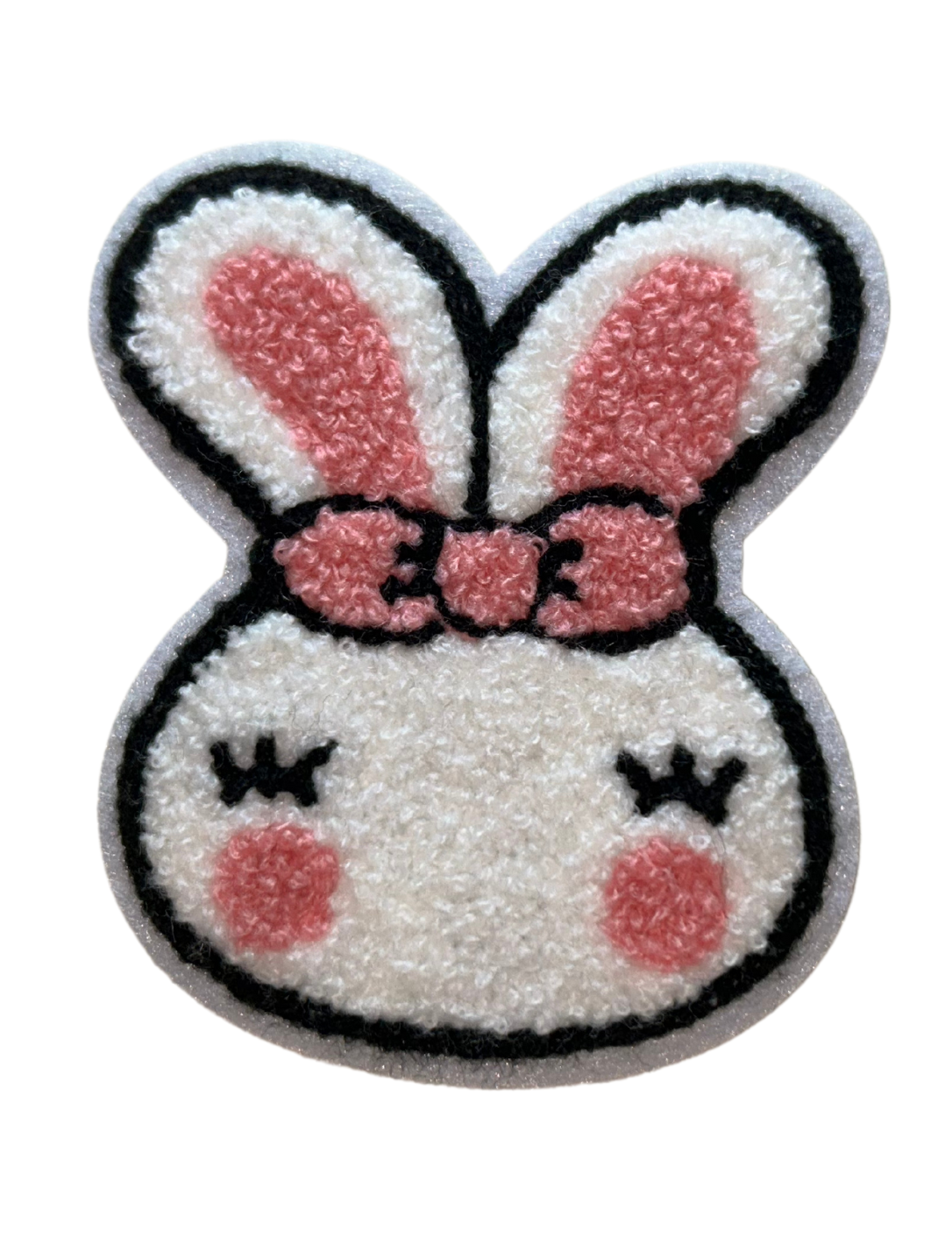 Miniature Bunny Face Rug for Doll House
