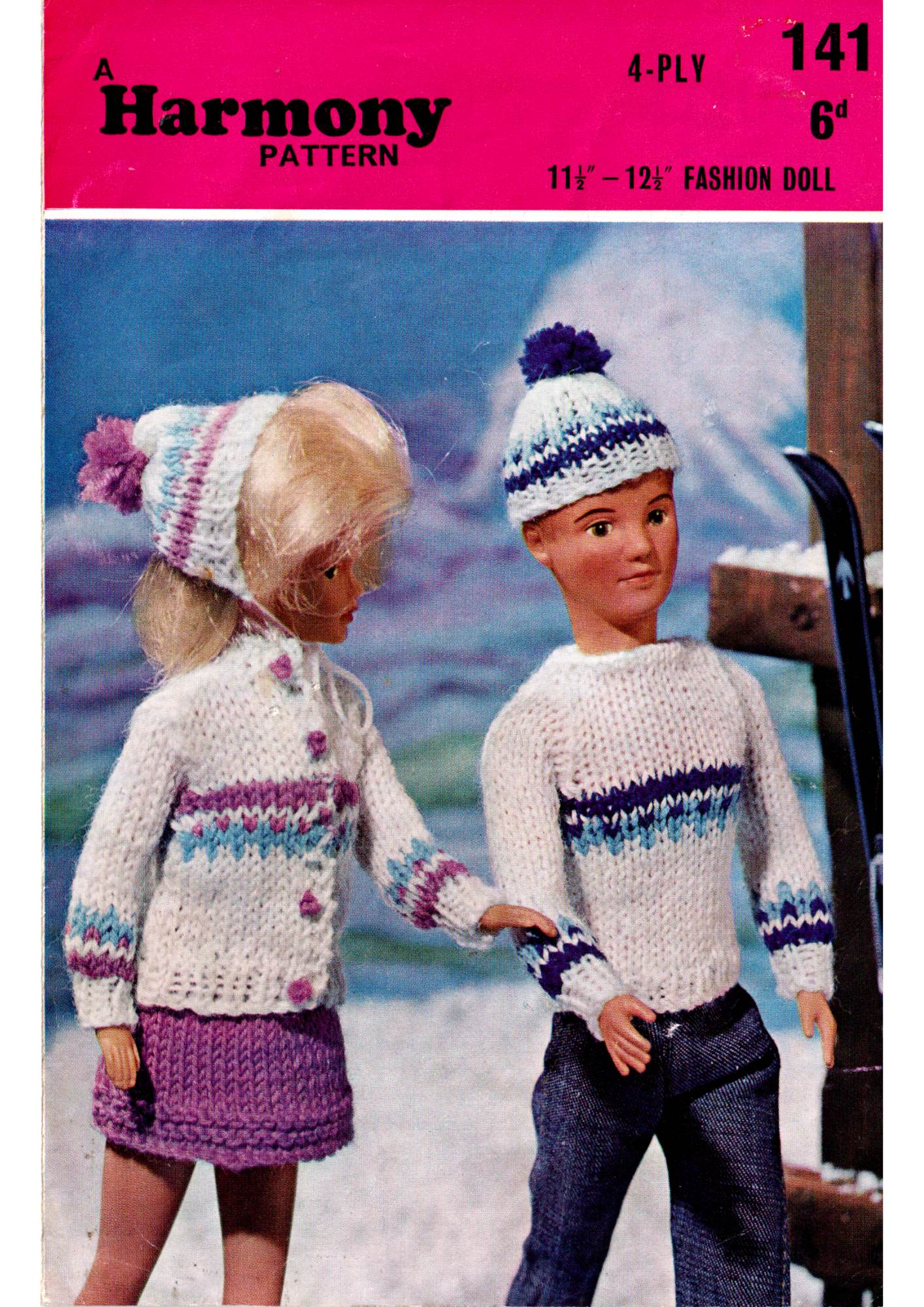 Harmony 141 Doll Knitting Pattern