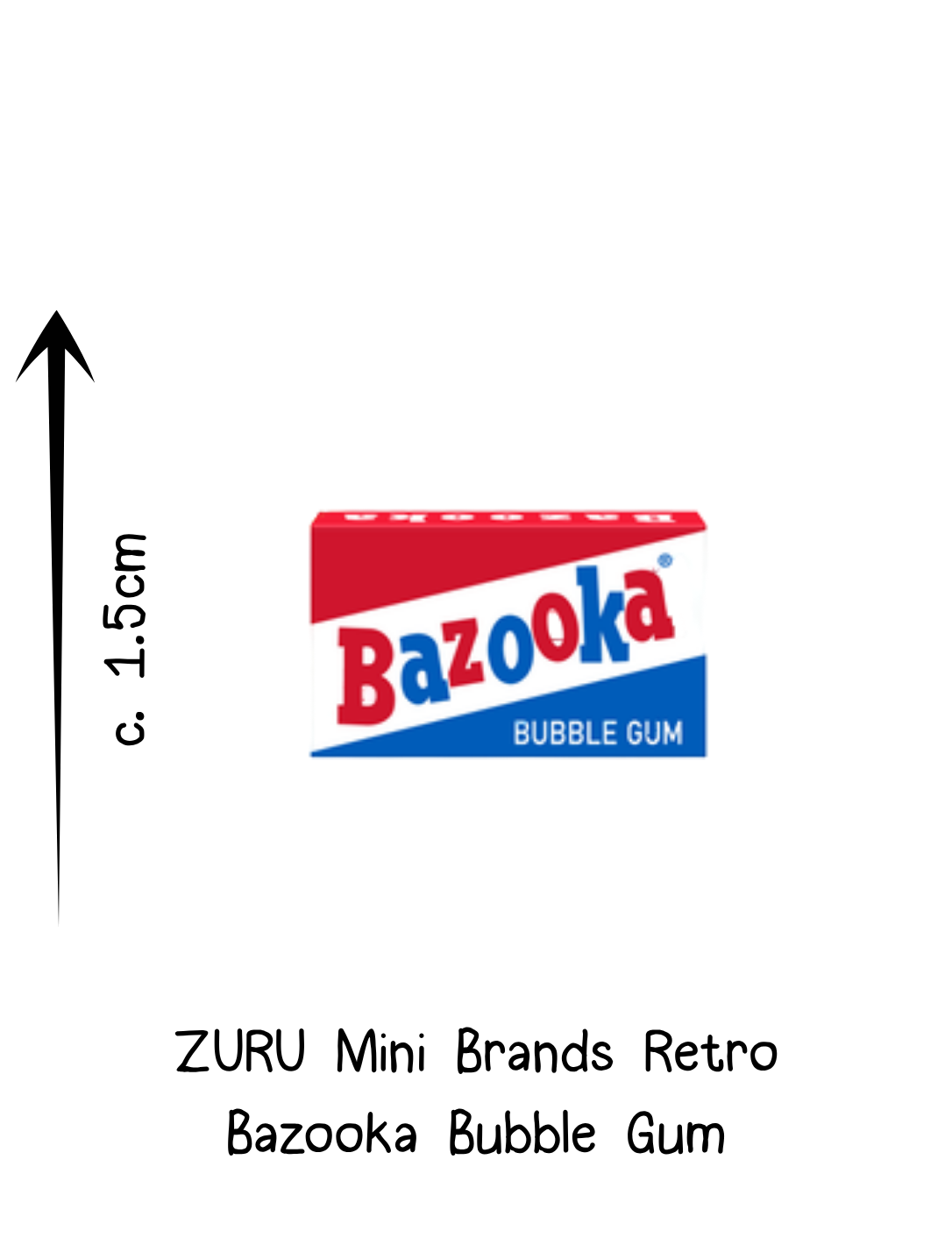 Zuru Retro Mini Brands Bazooka Bubble Gum