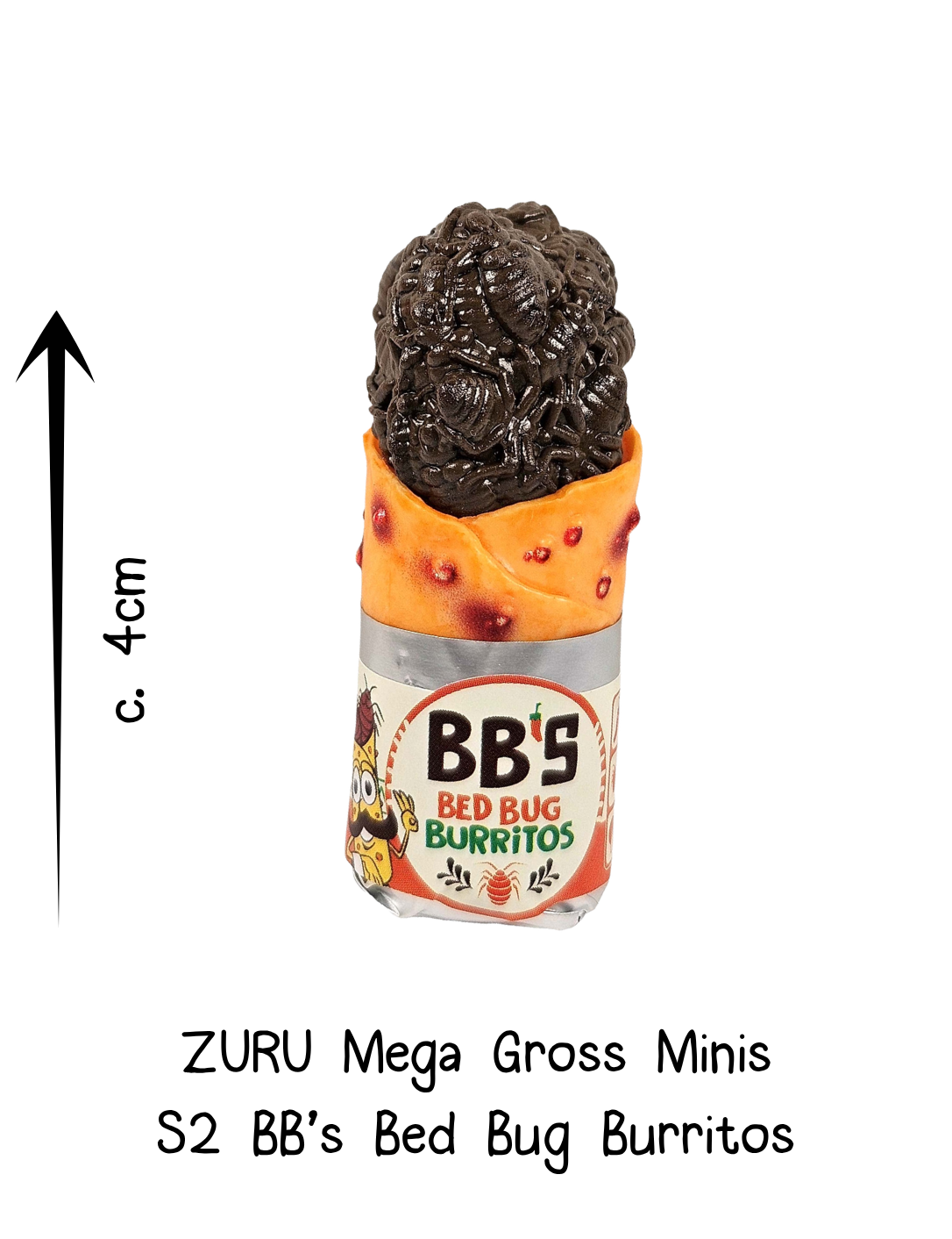 Zuru Mega Gross Minis BB's Bed Bug Burrito