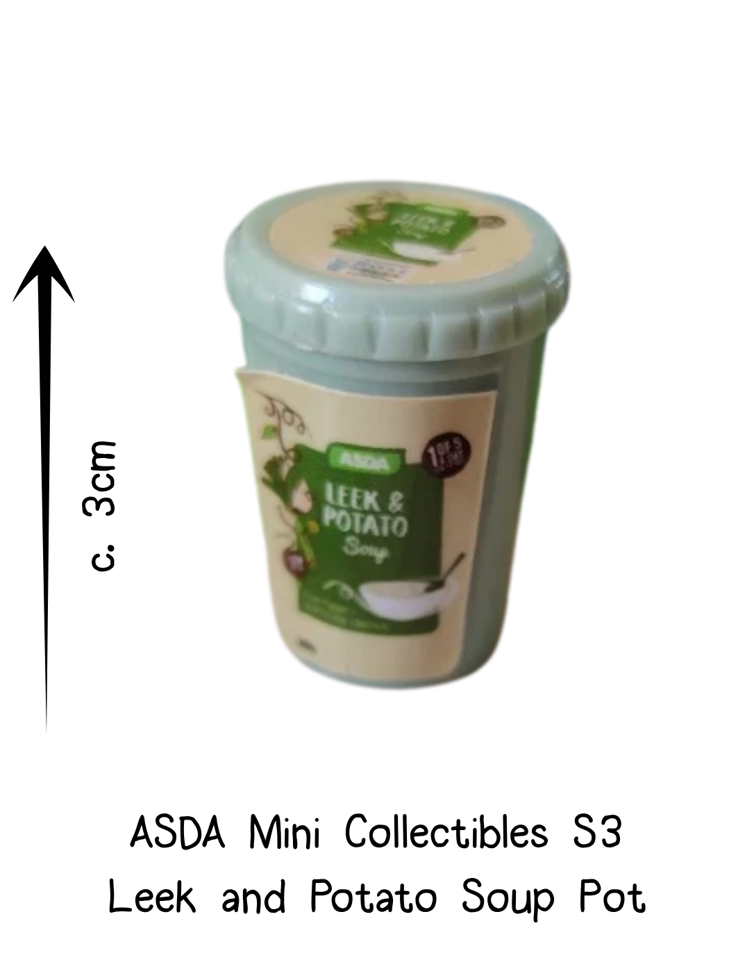 Asda Mini Collectibles Leek and Potato Soup Pot