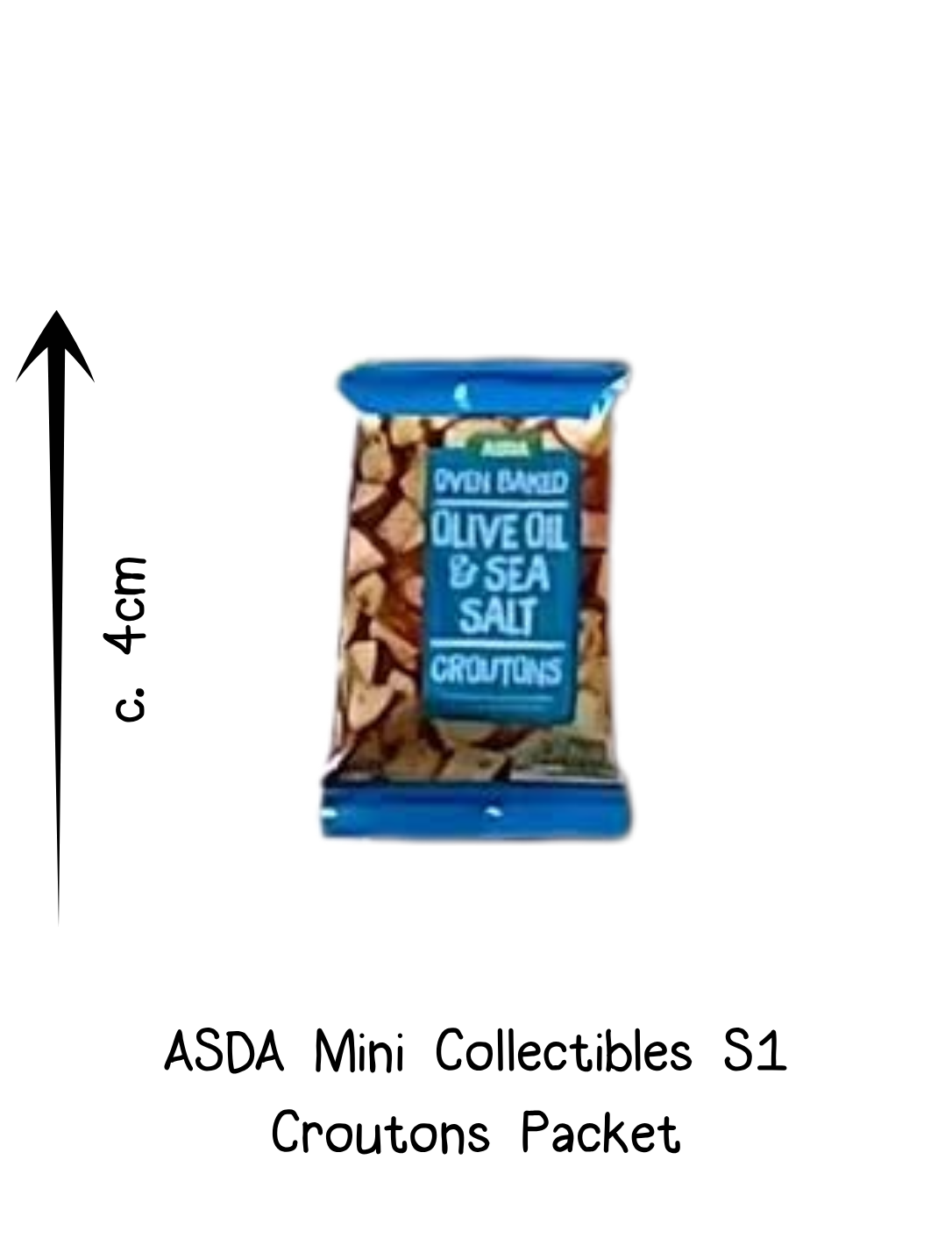 Asda Mini Collectibles Olive Oil and Sea Salt Croutons