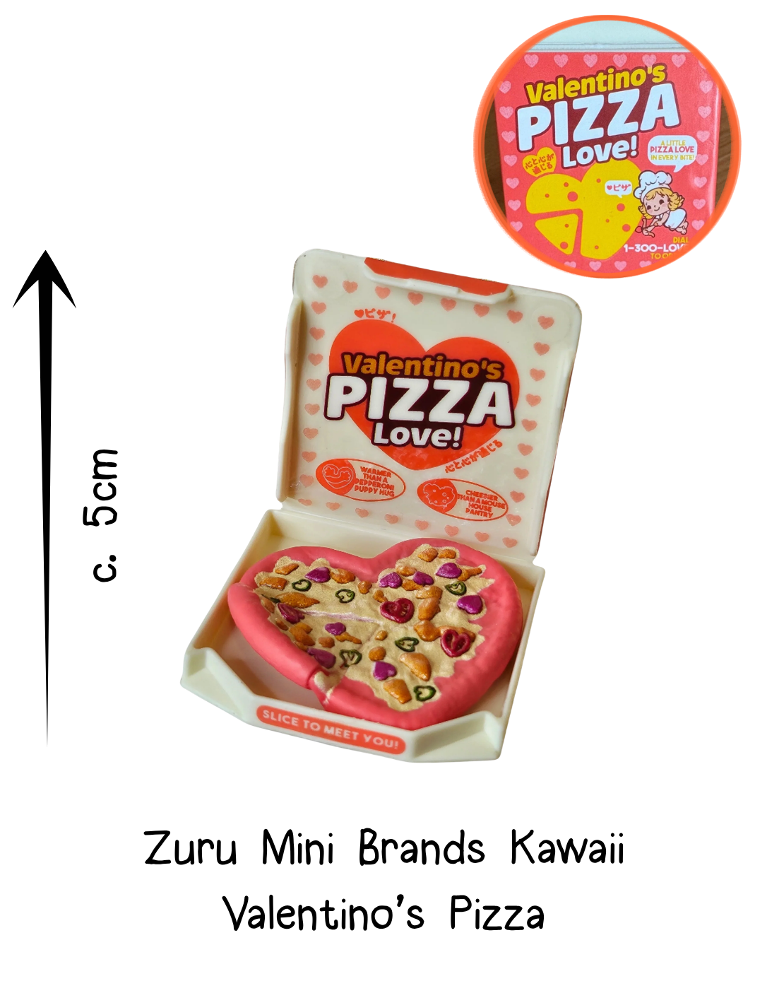 Zuru Mini Brands Kawaii Valentino's Pizza