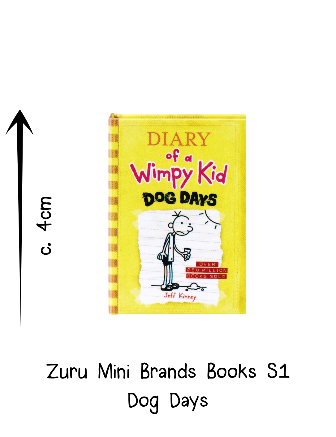 Zuru Mini Brands Books Diary of a Wimpy Kid Dog Days - Jeff Kinney