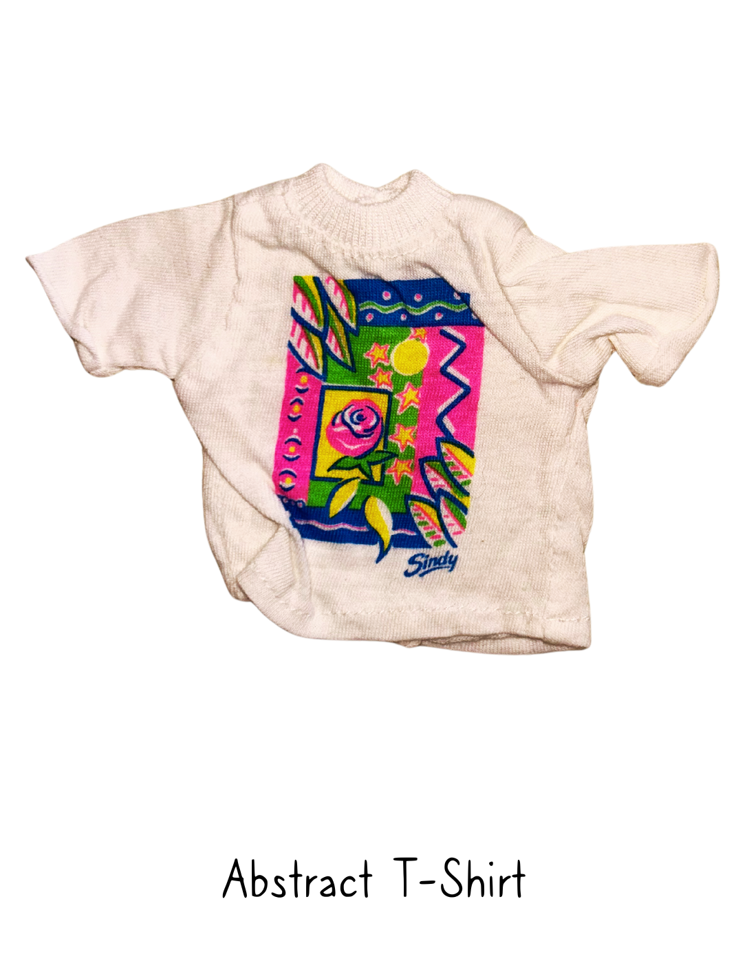 1992 Hasbro Sindy Abstract T-Shirt