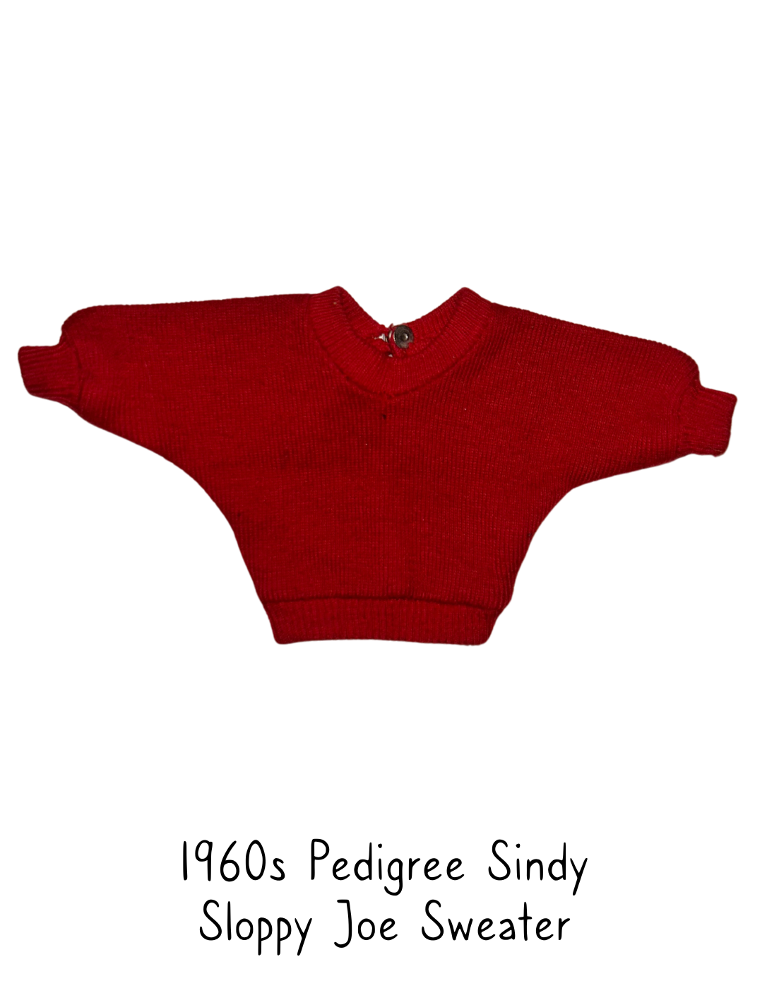 1960s Pedigree Sindy Fashion Doll Sloppy Joe Sweater