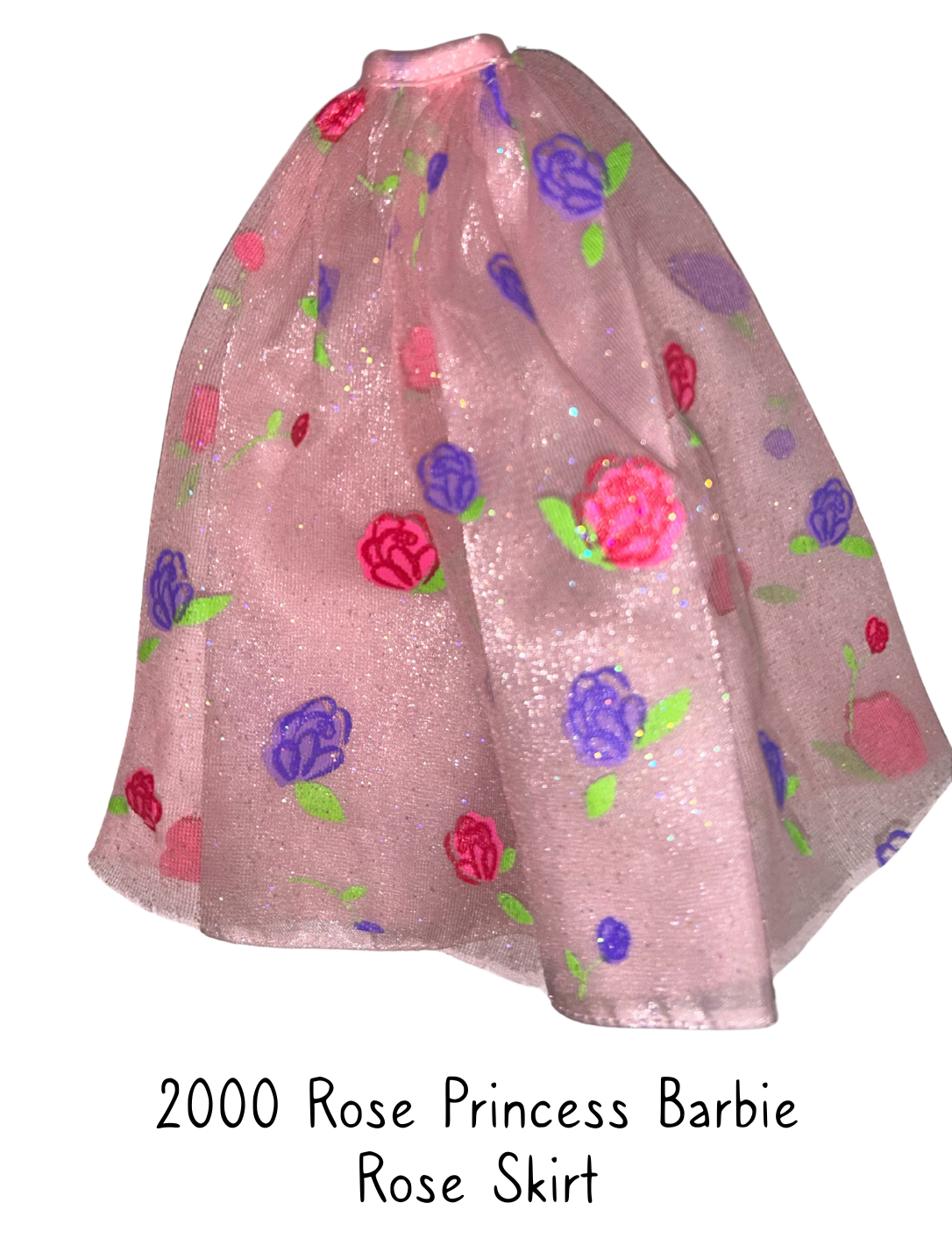 2000 Rose Princess Barbie Skirt