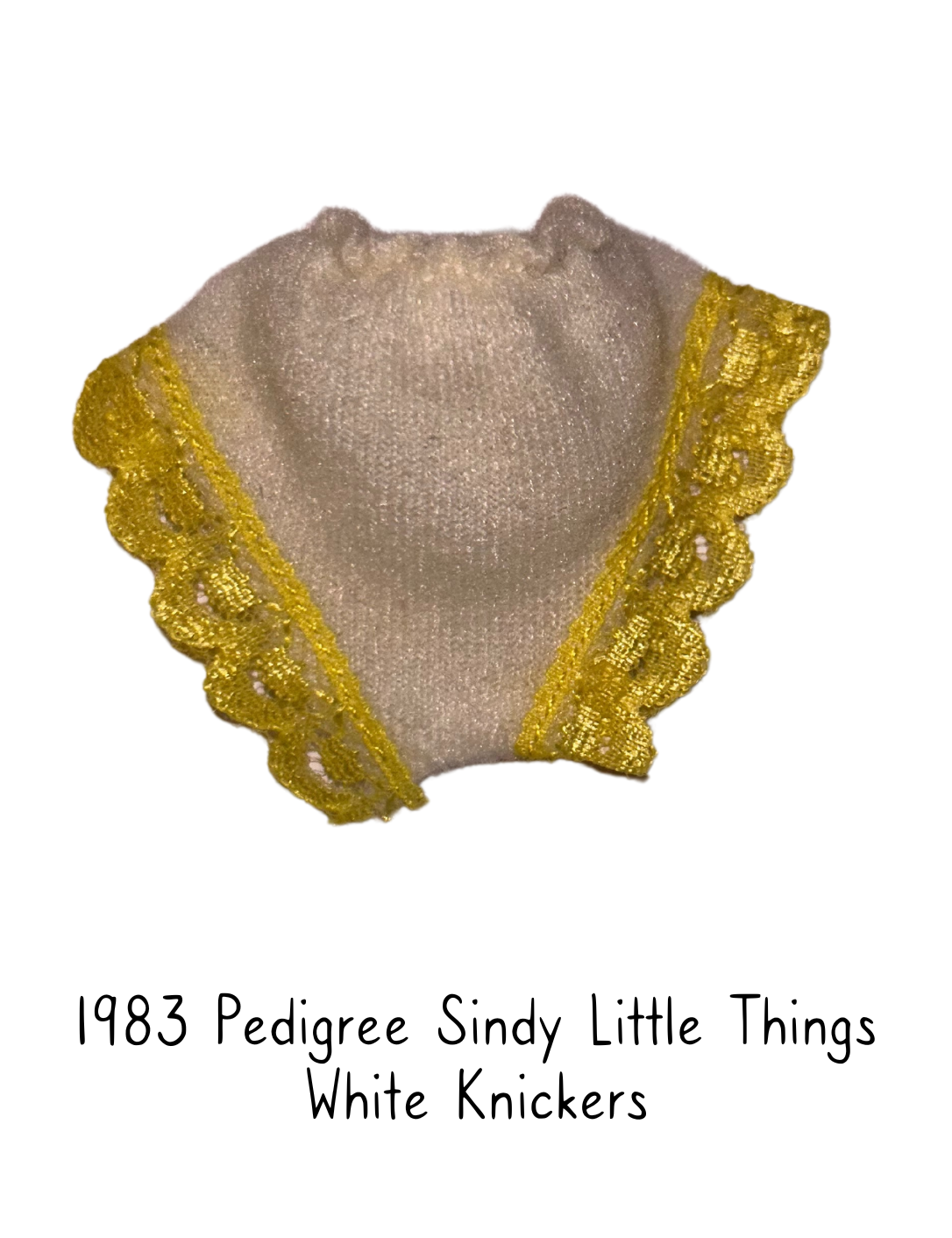 1983 Pedigree Sindy Little Things Lingerie White Knickers