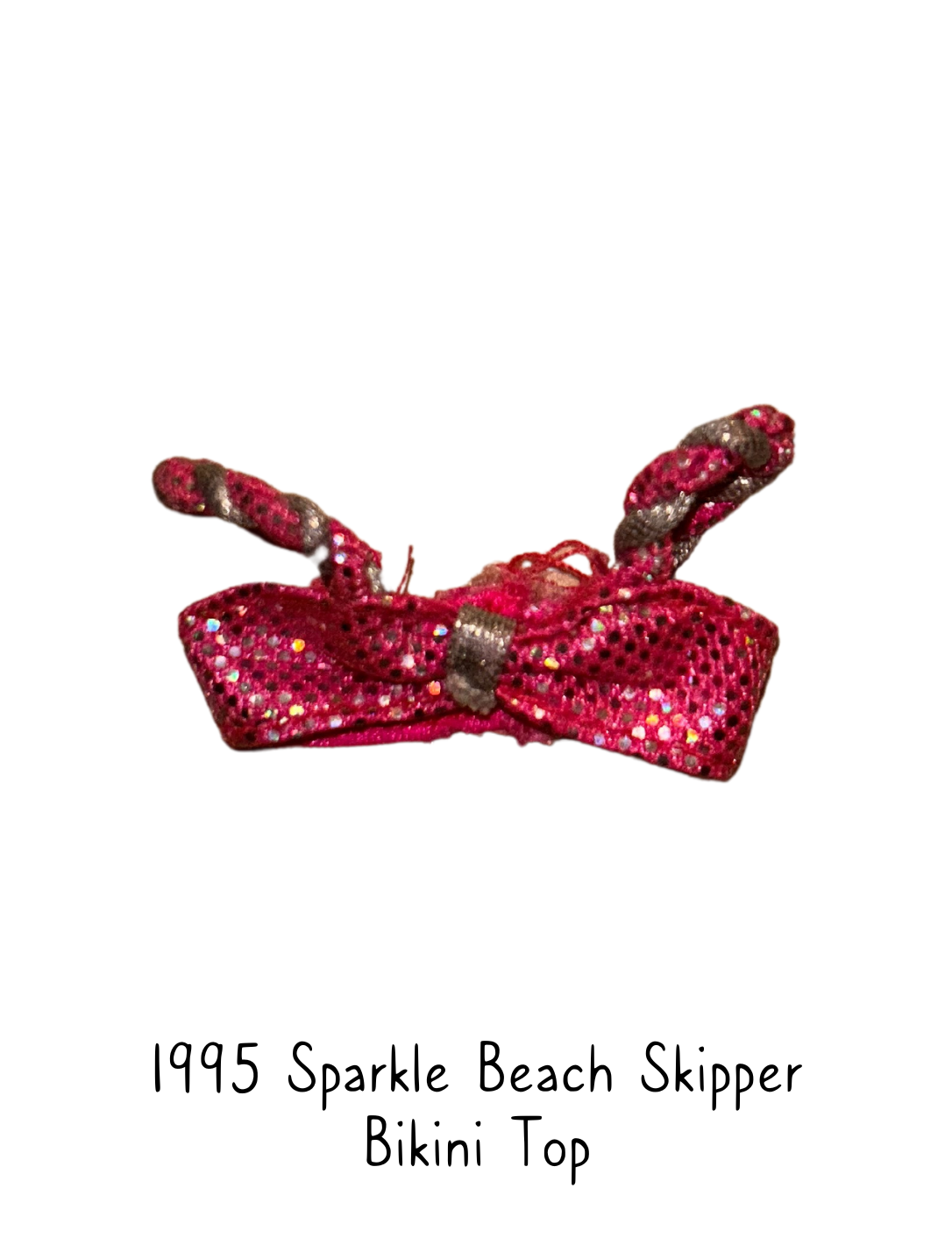 1995 Sparkle Beach Skipper Doll Bikini Top