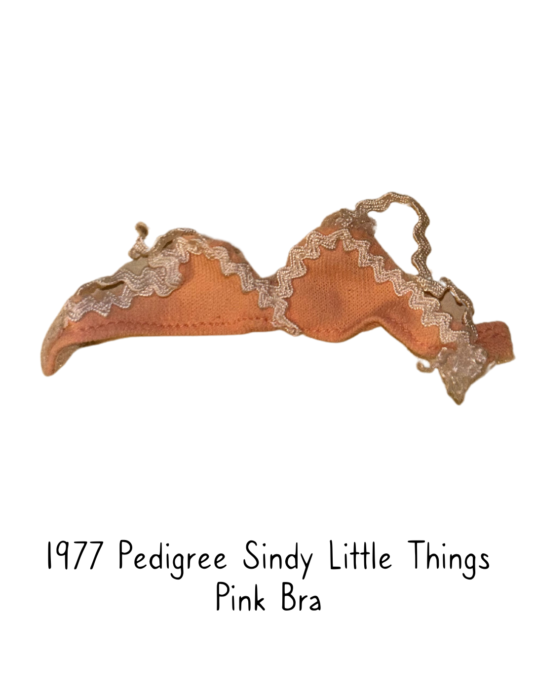 1977 Pedigree Sindy Fashion Doll Little Things Lingerie Pink Bra
