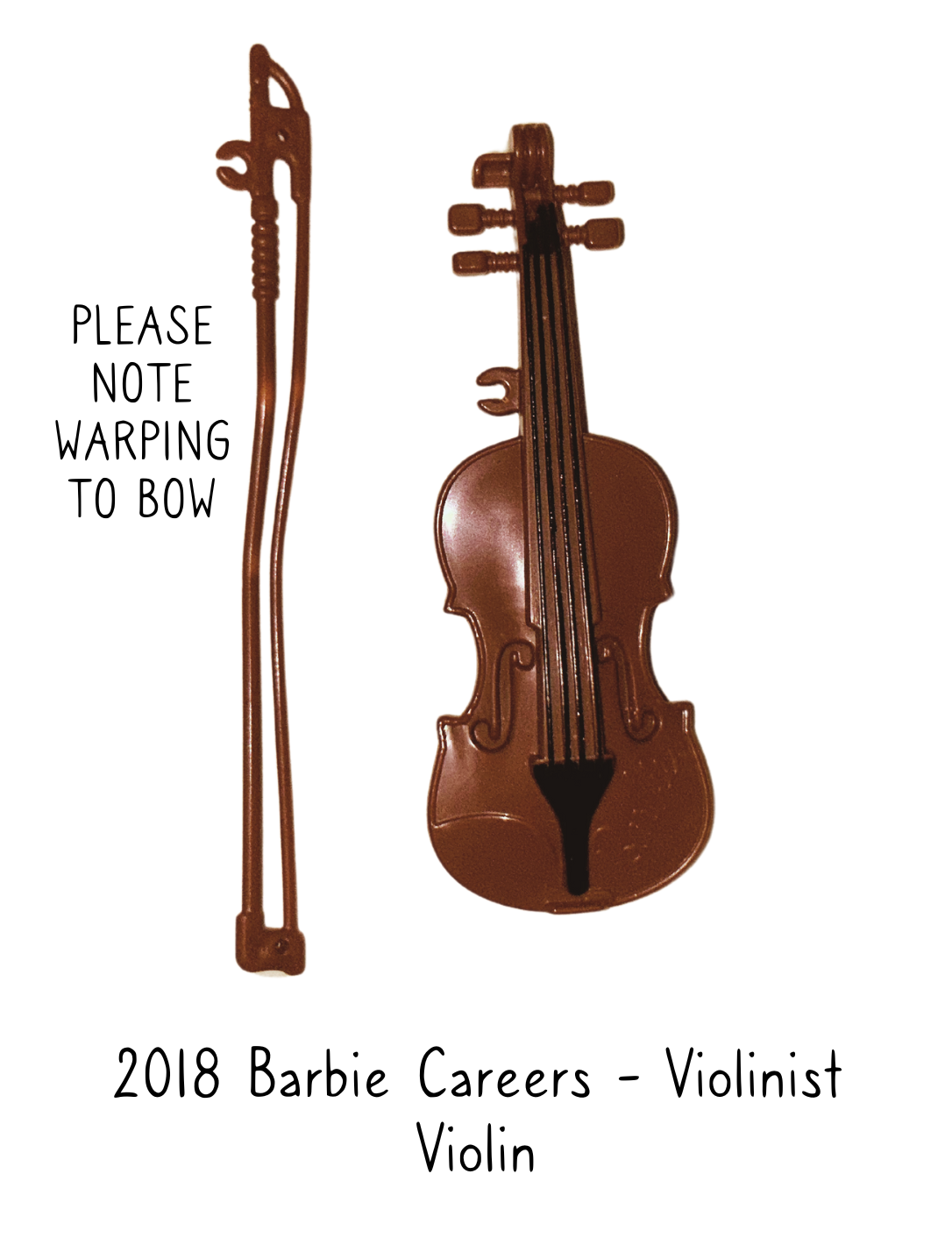 2018 Barbie Careers Violinist Violin