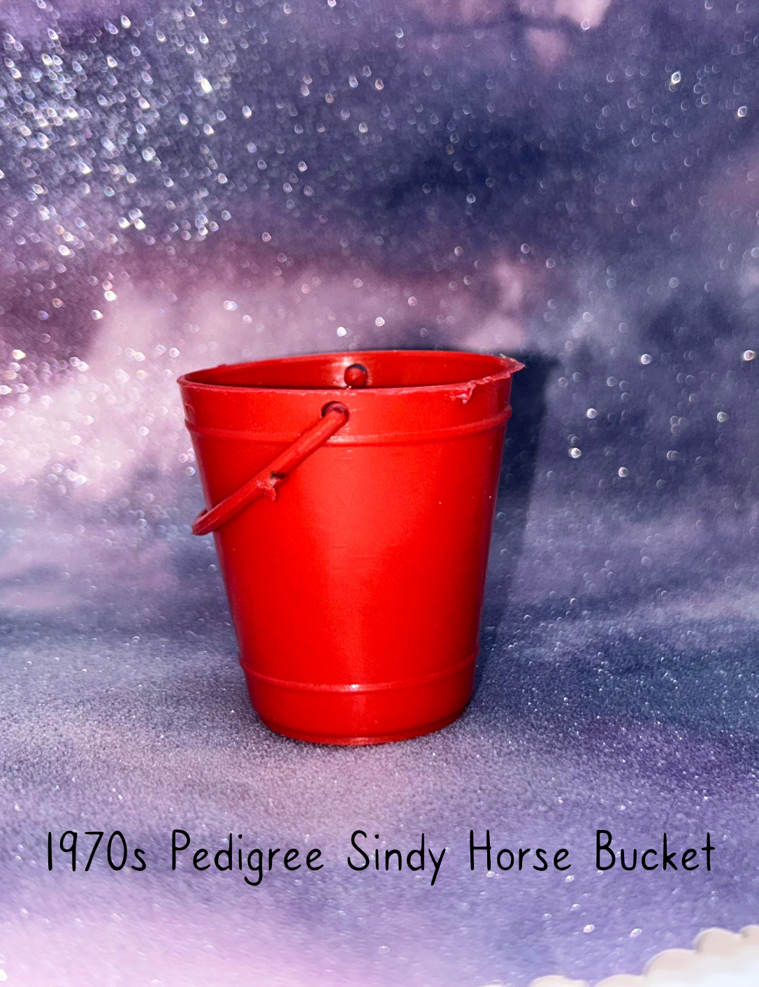 1970s Pedigree Sindy Red Horse Bucket
