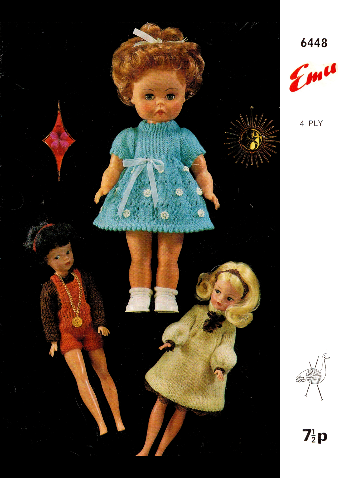 Emu 6753 Sindy Doll Knitting Pattern