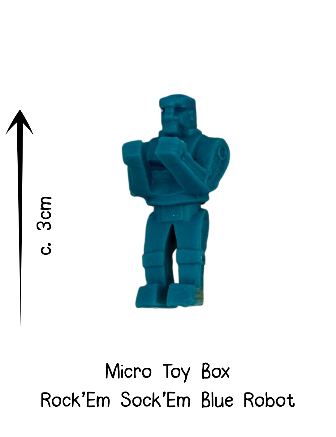 Micro Toy Box Rock Em Sock Em Blue Robot