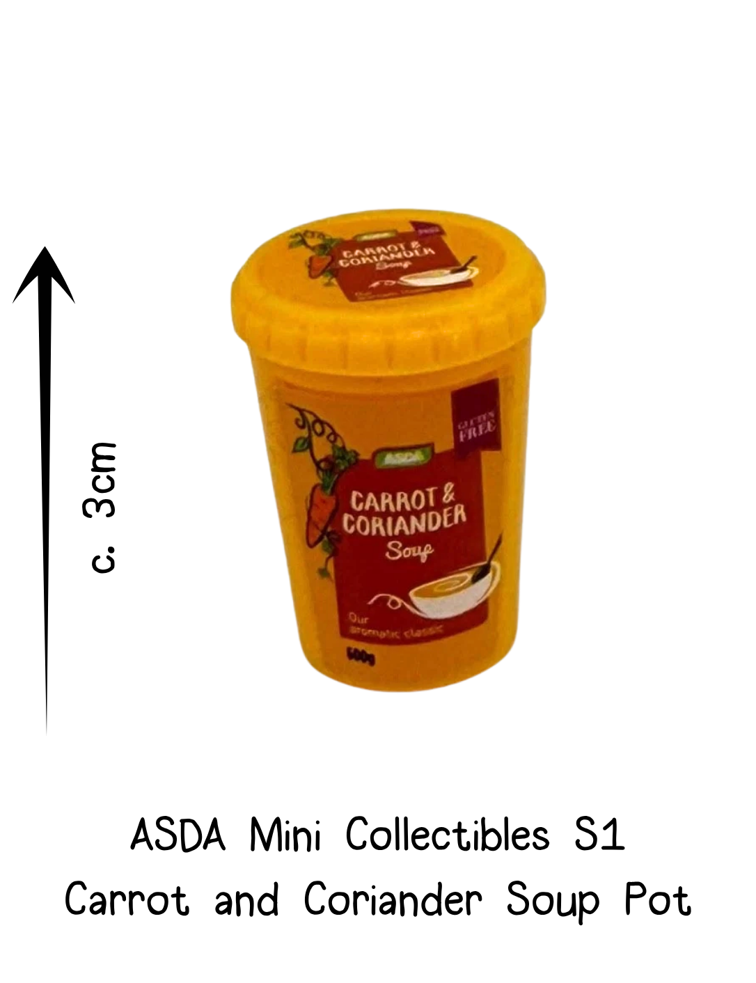 Asda Mini Collectibles Carrot and Coriander Soup Pot
