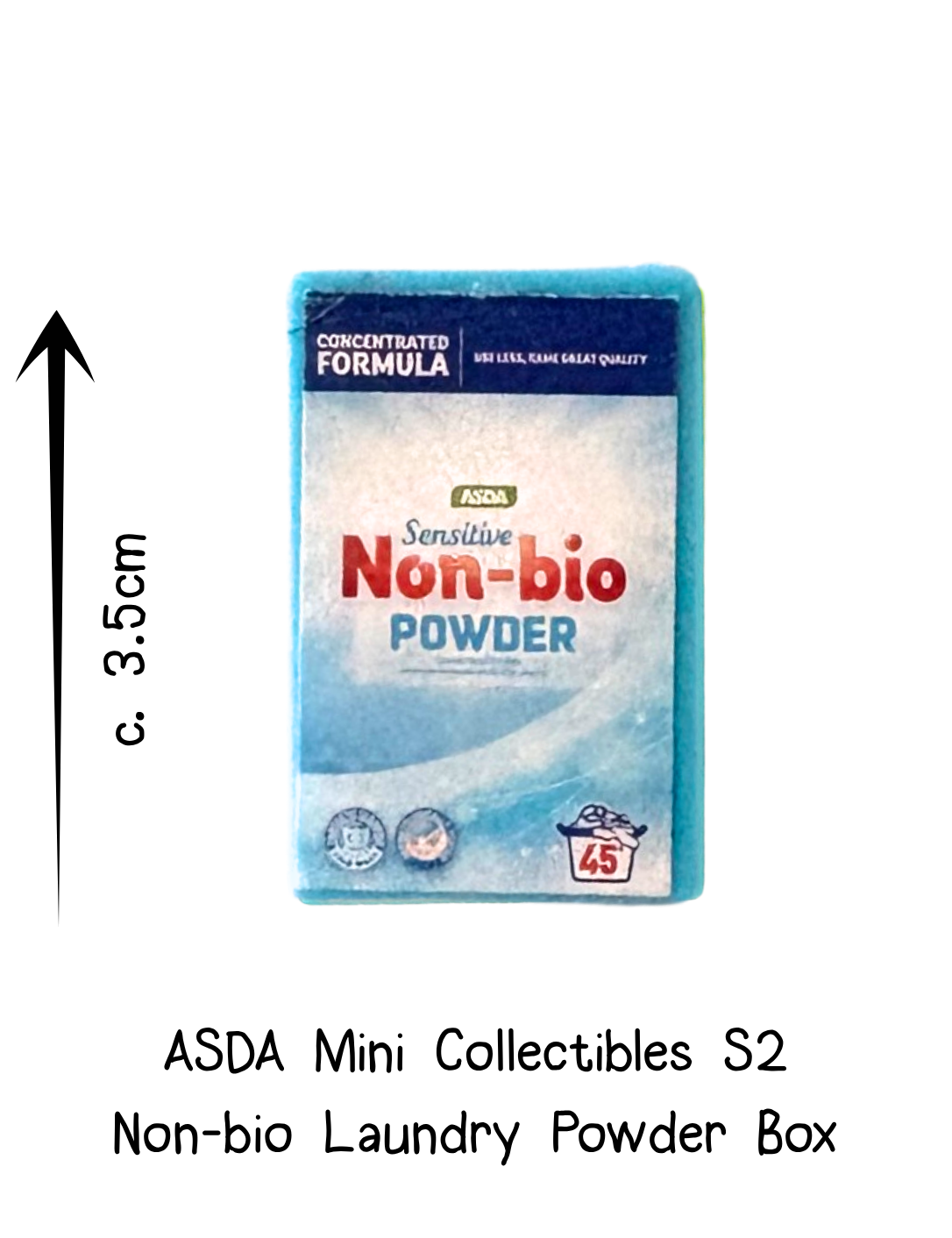 Asda Mini Collectibles Non-bio Laundry Powder Box