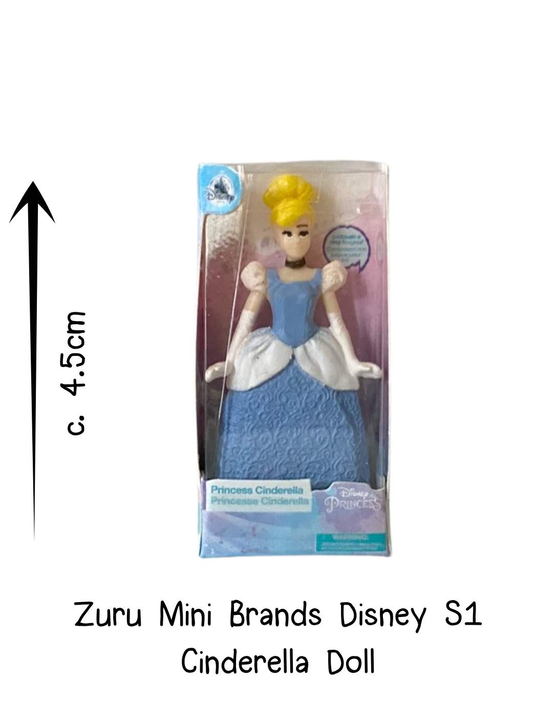Zuru Mini Brands Disney Store Series One Cinderella Doll