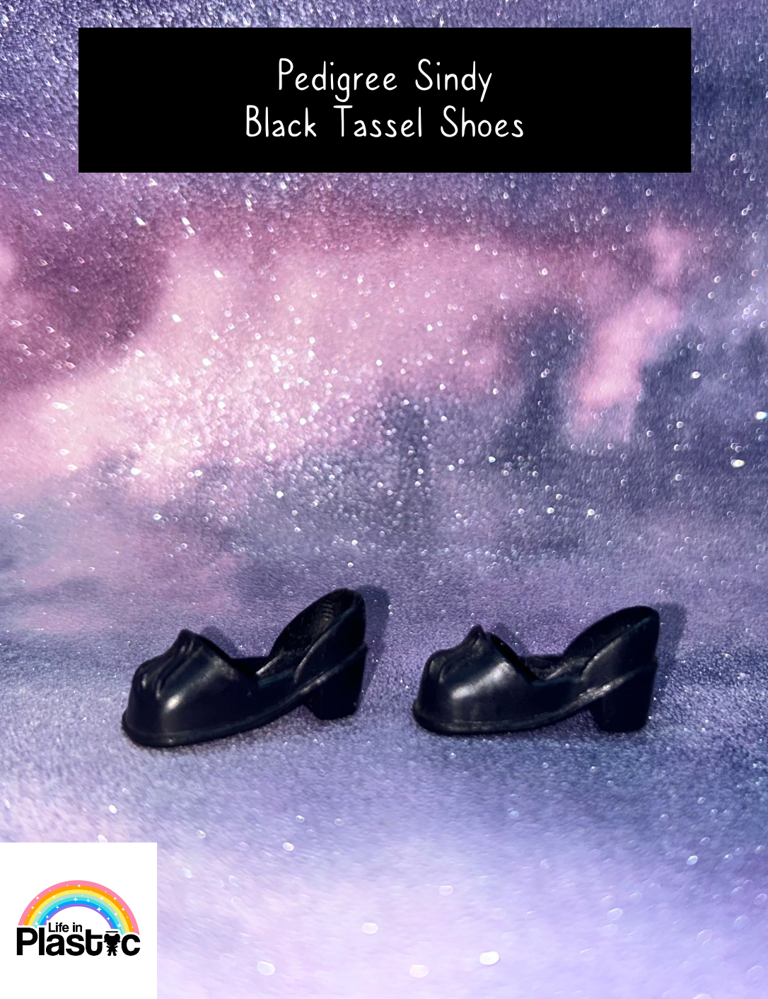 Pedigree Sindy Black Tassel Shoes