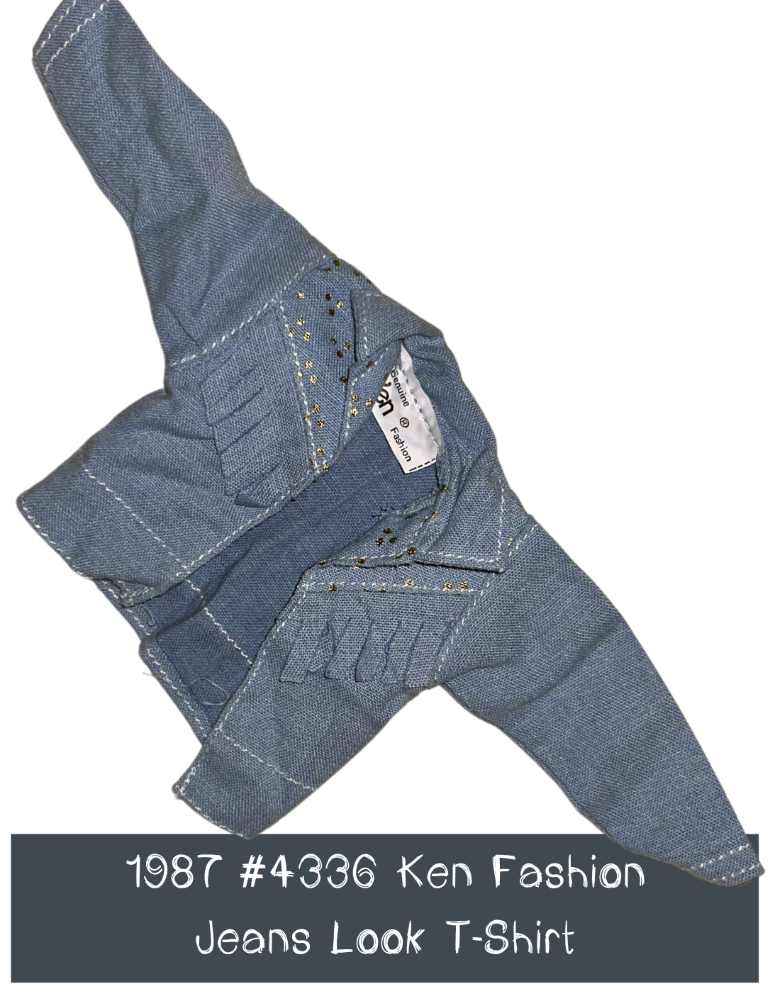 1987 Ken Fashion #4336 Jeans Look Jacket