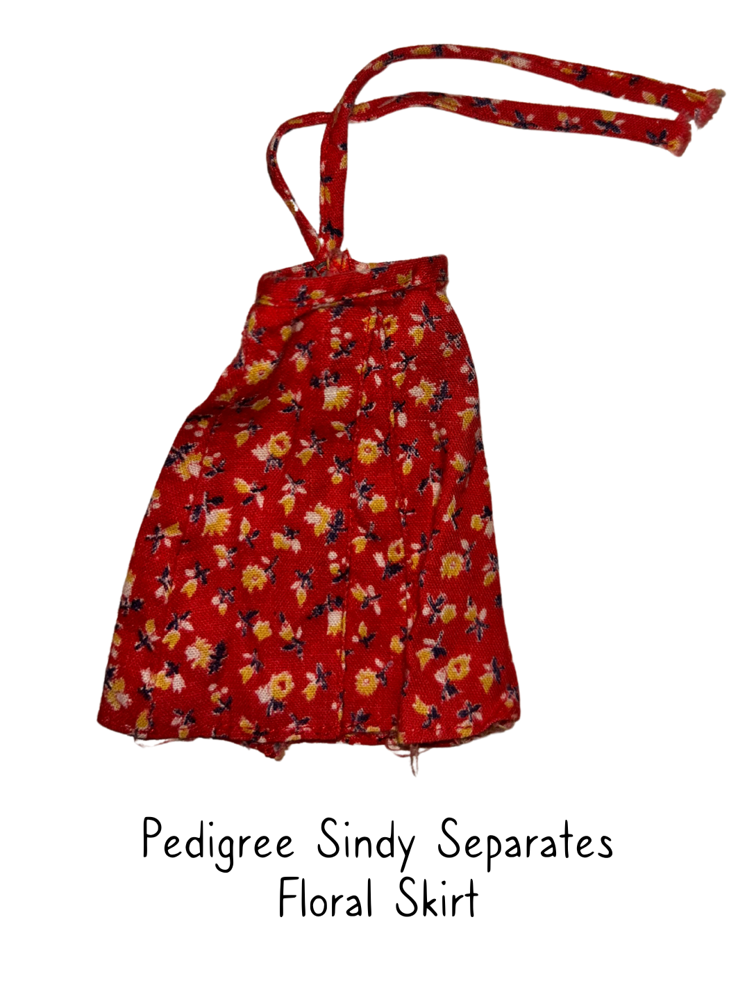1982 Pedigree Sindy Doll Separates Floral Skirt