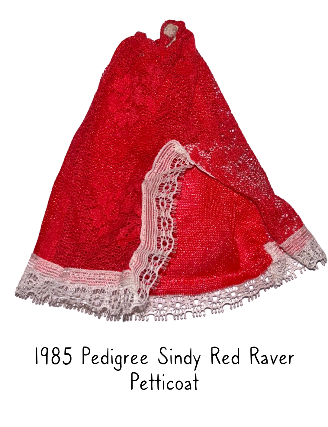 1985 Pedigree Sindy Red Raver Lingerie Petticoat