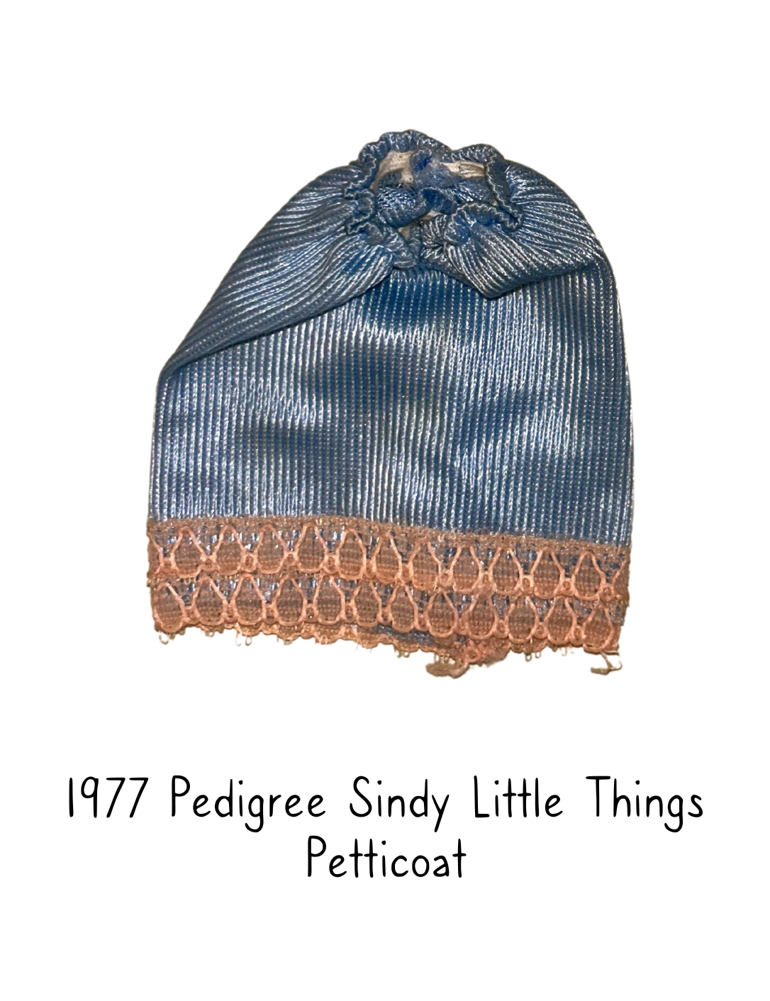 1977 Pedigree Sindy Fashion Doll Little Things Lingerie Petticoat