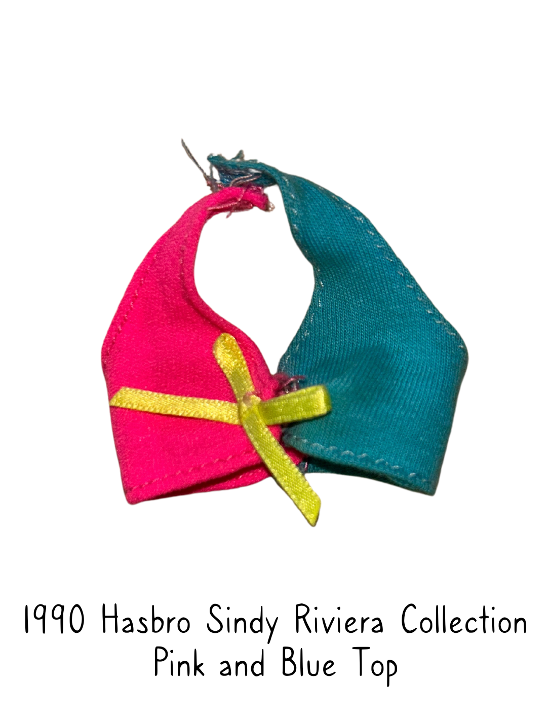 1990 Hasbro Sindy Fashion Doll Riviera Collection Pink and Blue Top