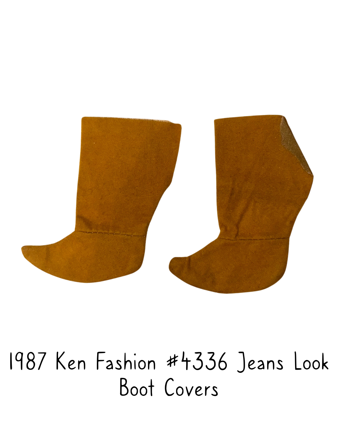 1987 Ken Fashion #4336 Jeans Look Boot Covers