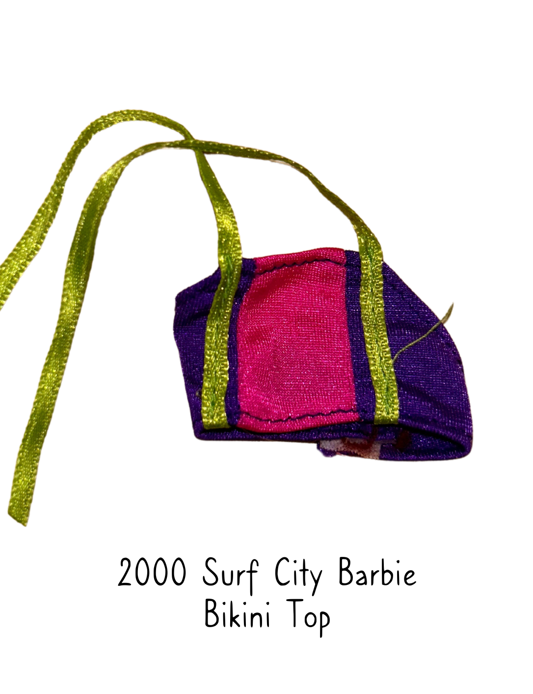 2000 Surf City Barbie Bikini Top